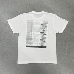 クリスチャン・マークレー Christian Marclay トランスレーティング[翻訳する]展 Tシャツ白/M